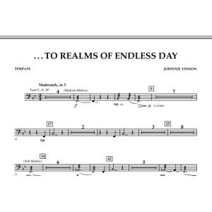 ...To Realms Of Endless Day - Timpani