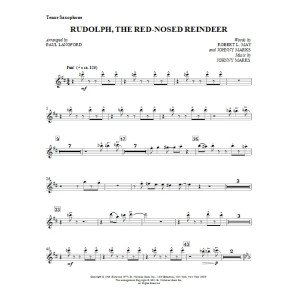 Rudolph, The Red-Nosed Reindeer - Tenor Saxophone