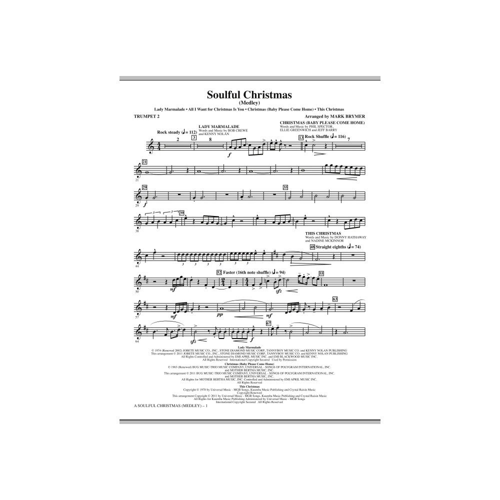 A Soulful Christmas - Bb Trumpet 2