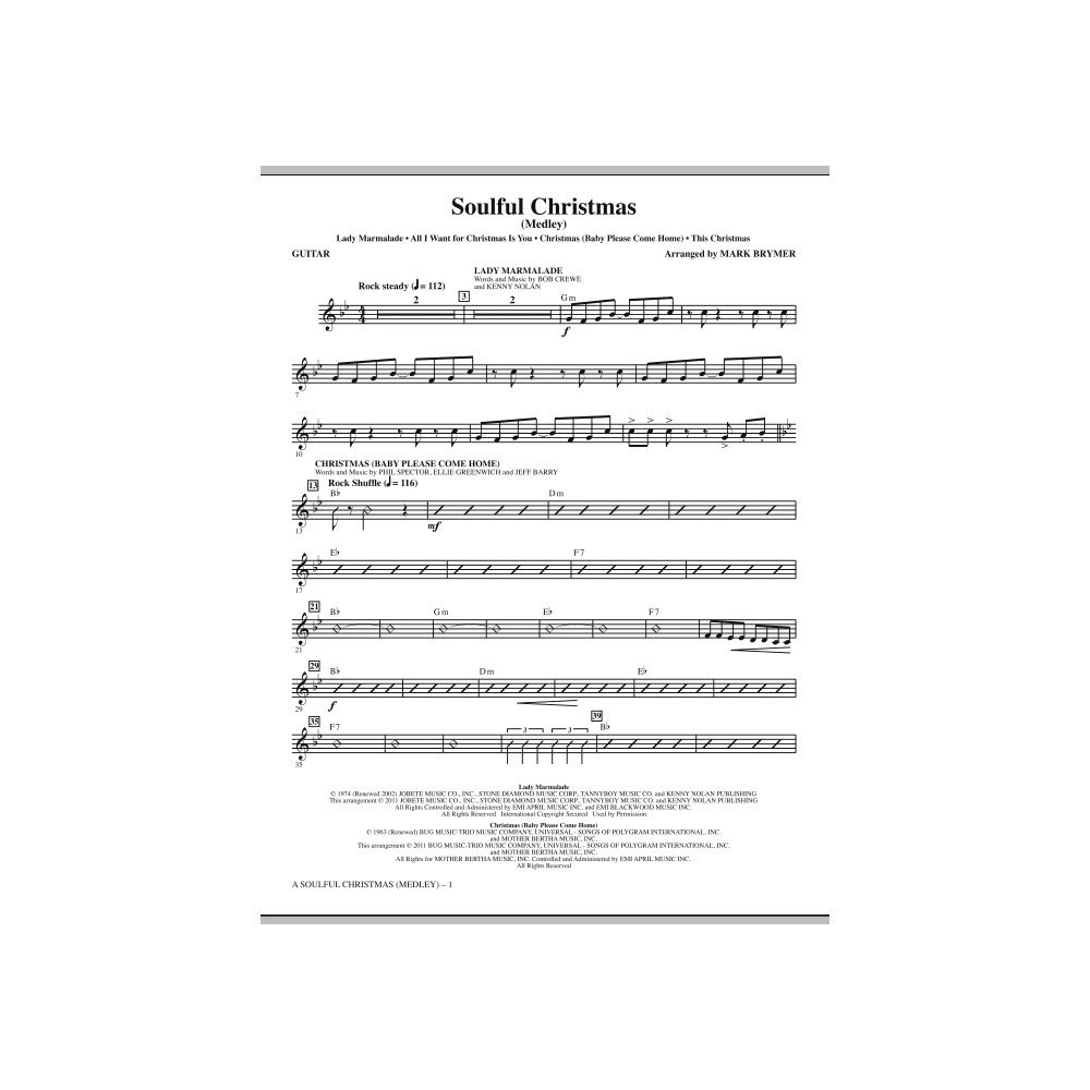 A Soulful Christmas - Guitar