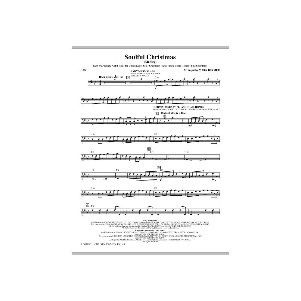 A Soulful Christmas - Bass