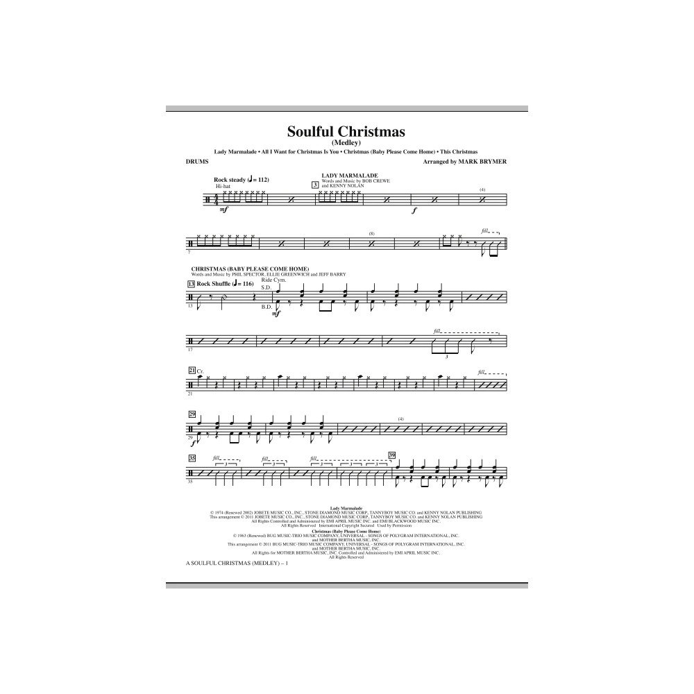 A Soulful Christmas - Drums
