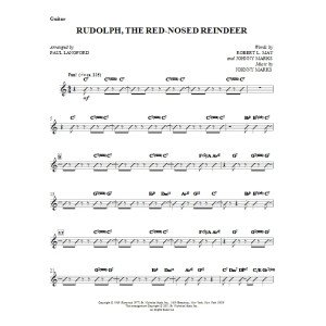 Rudolph, The Red-Nosed Reindeer - Electric Guitar