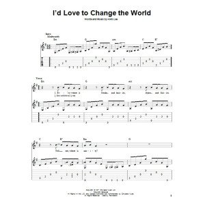 I'd Love To Change The World