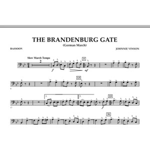 The Brandenburg Gate (German March) - Bassoon