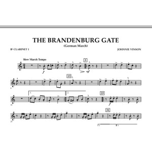 The Brandenburg Gate (German March) - Bb Clarinet 1