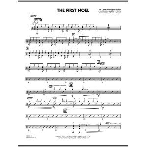 The First Noel - Drums
