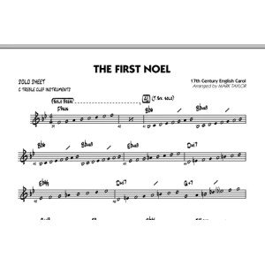 The First Noel - C Solo Sheet