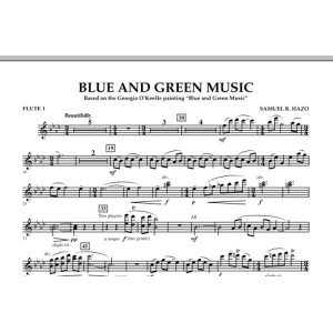 Blue And Green Music - Flute 1