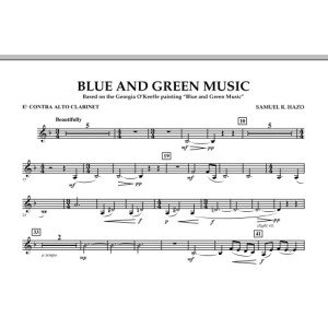Blue And Green Music - Eb Contra Alto Clarinet