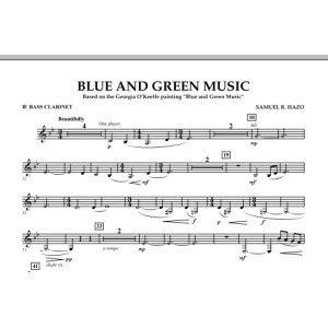 Blue And Green Music - Bb Bassklarinette