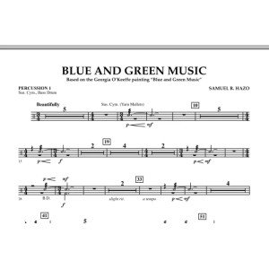 Blue And Green Music - Percussion 1