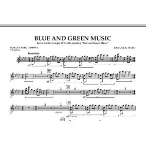 Blue And Green Music - Mallet Percussion 1