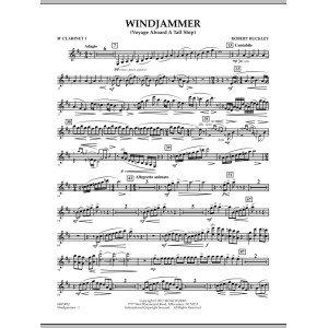 Windjammer (Voyage Aboard A Tall Ship) - Bb Clarinet 1