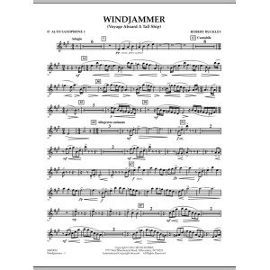 Windjammer (Voyage Aboard A Tall Ship) - Eb Alto Saxophone 1