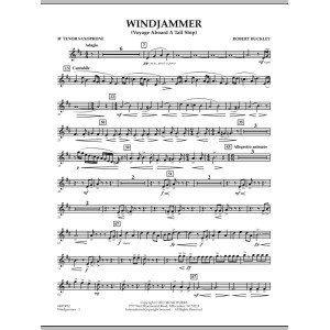 Windjammer (Voyage Aboard A Tall Ship) - Bb Tenor Saxophone