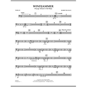 Windjammer (Voyage Aboard A Tall Ship) - Timpani
