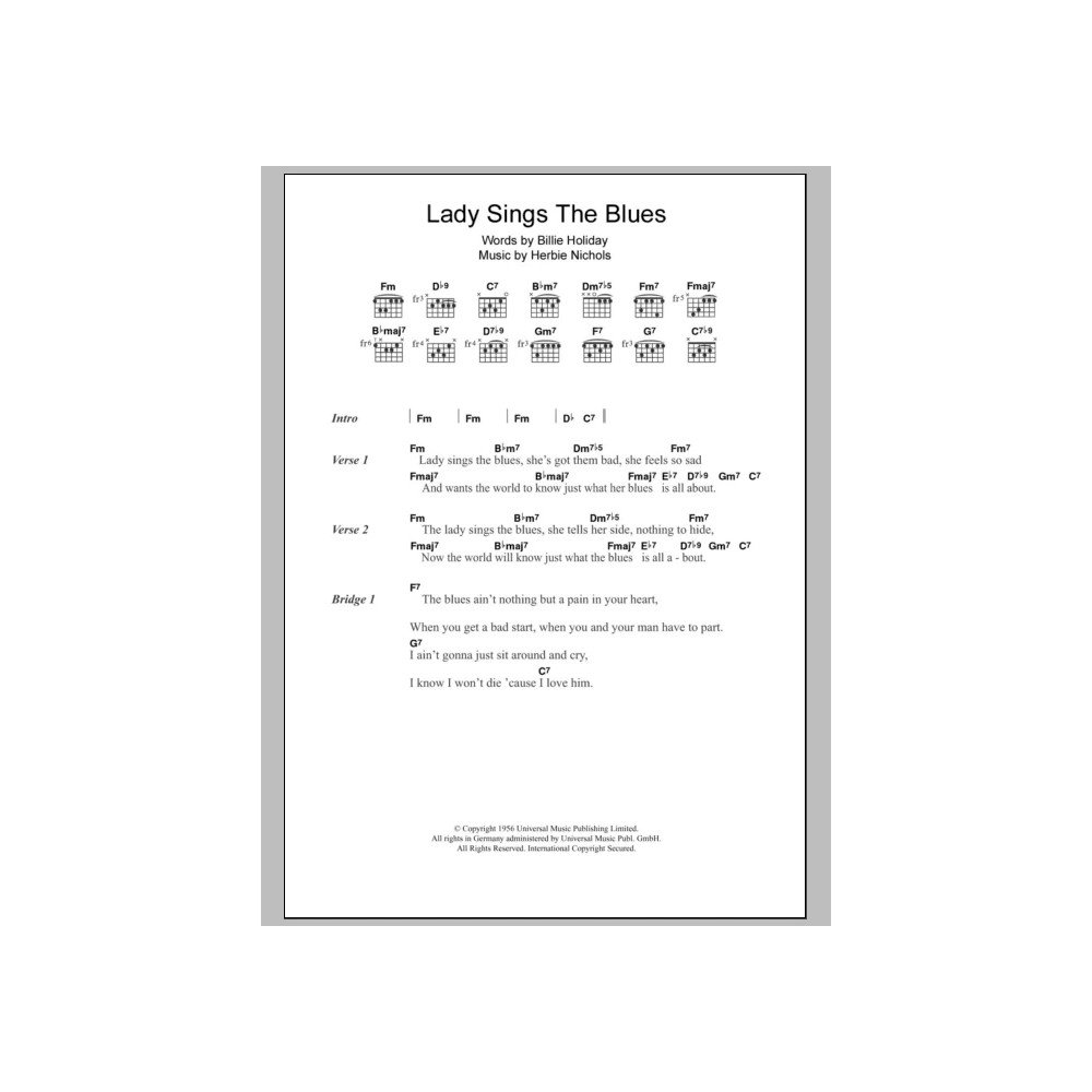 The Lady Sings The Blues