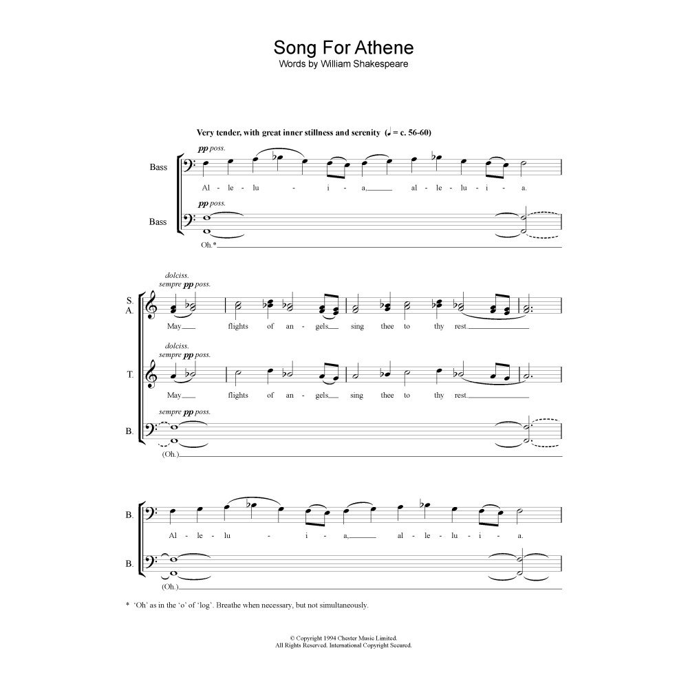 Song For Athene