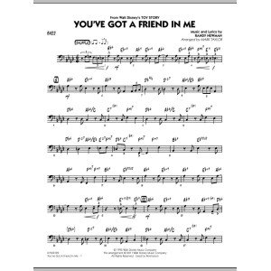 You've Got A Friend In Me (from Toy Story) (arr. Mark Taylor) - Bass