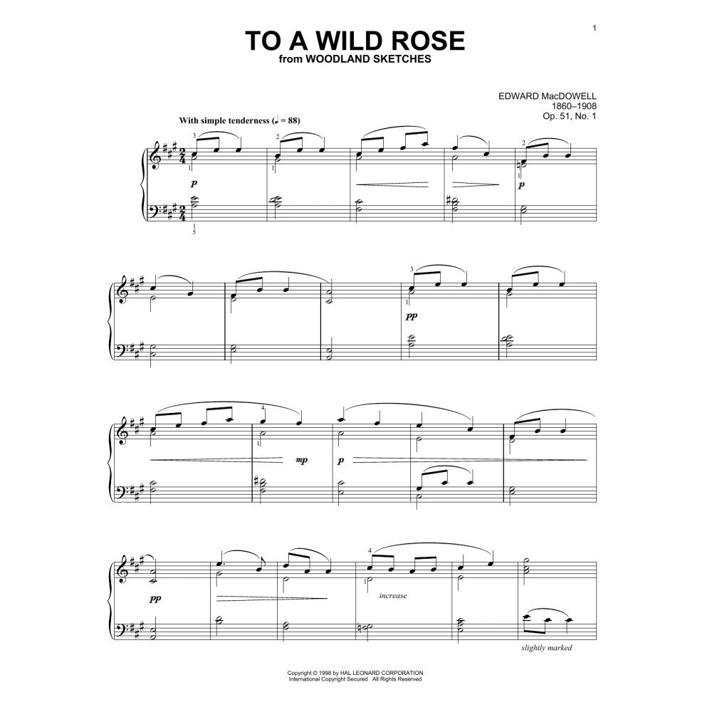 To A Wild Rose