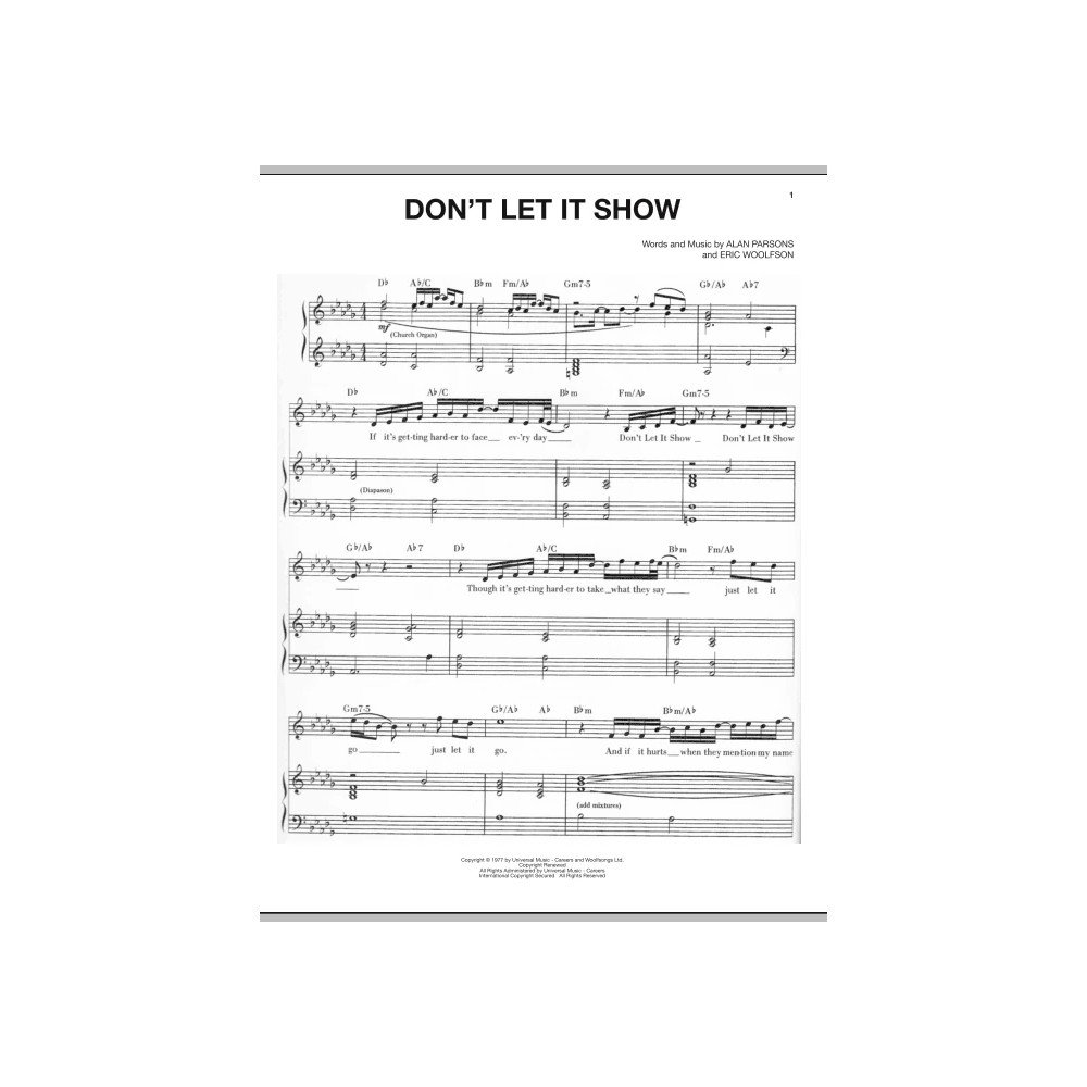 Don't Let It Show