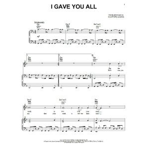 I Gave You All