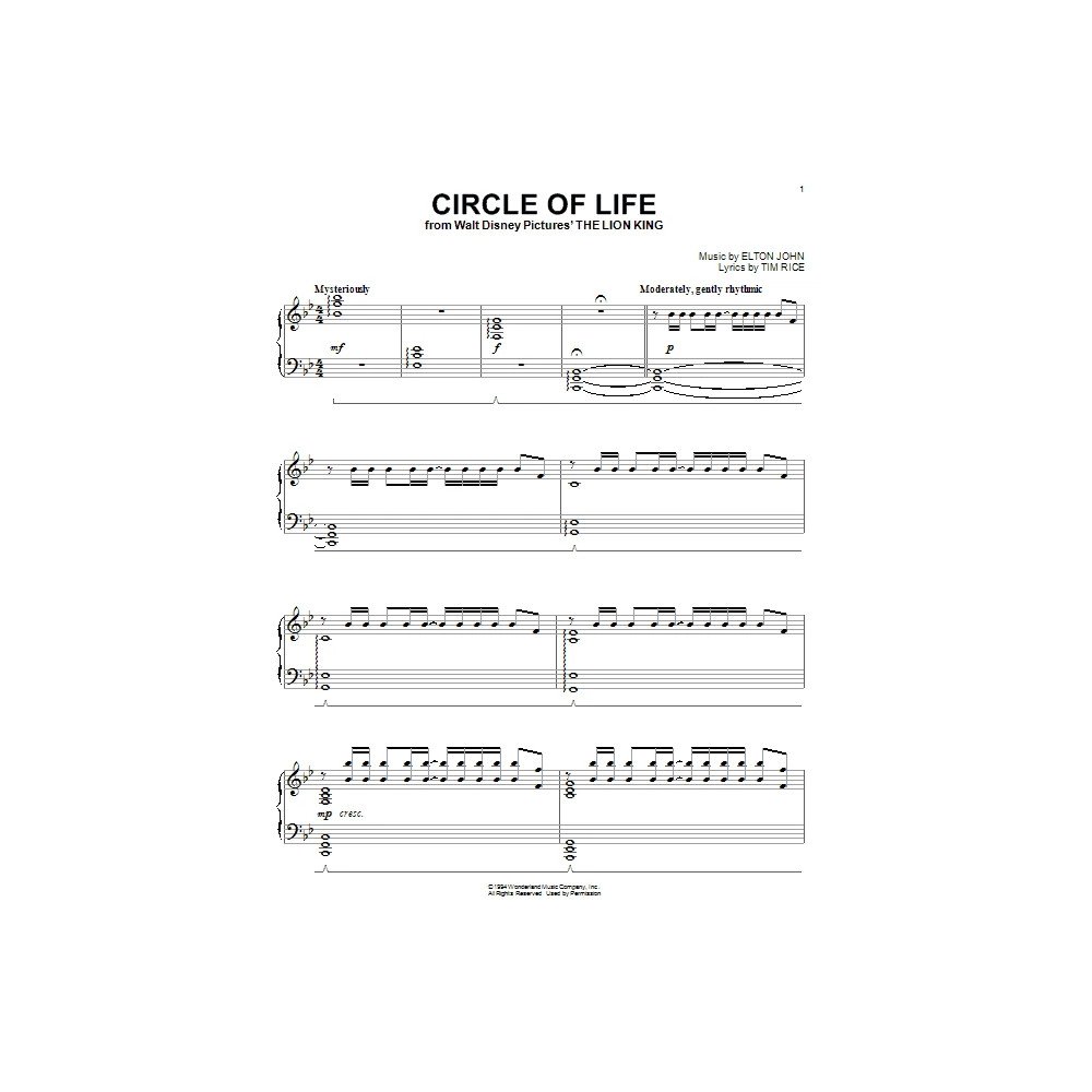 Circle Of Life (from The Lion King)