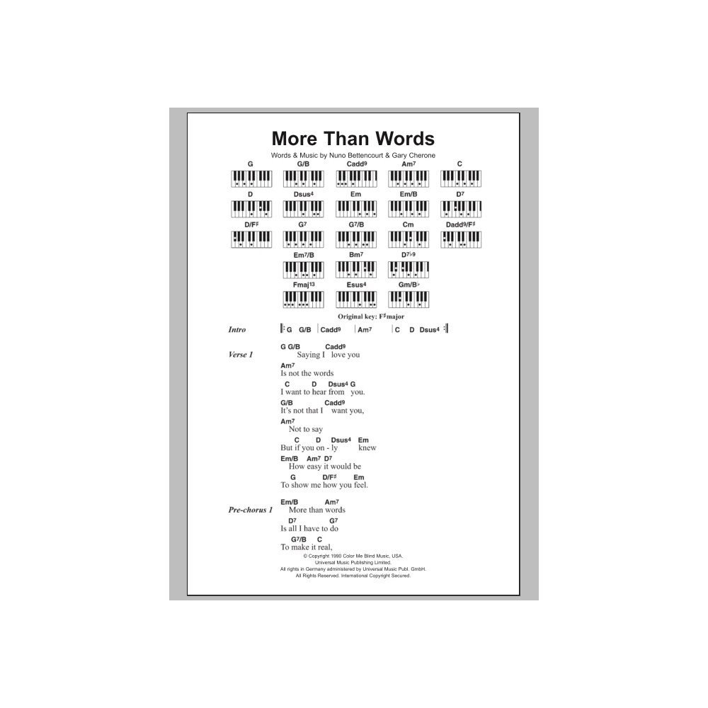 More Than Words