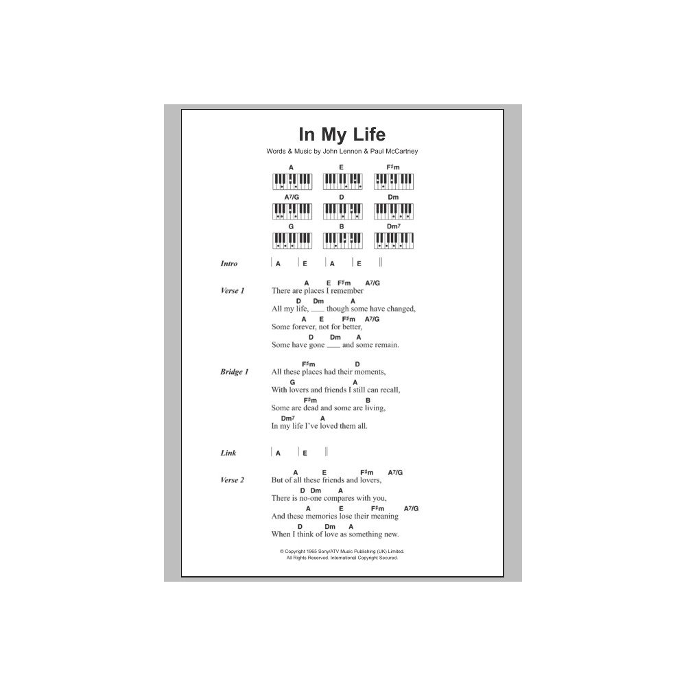 In My Life