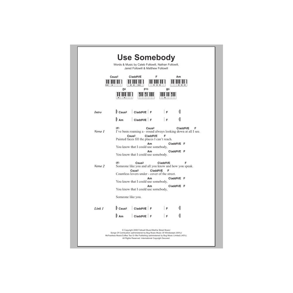 Use Somebody