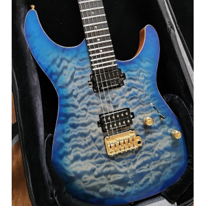 La guitarra Mayones Aquila Elite S6 es una obra maestra de artesanía y calidad. Con una construcción sólida y meticulosa 