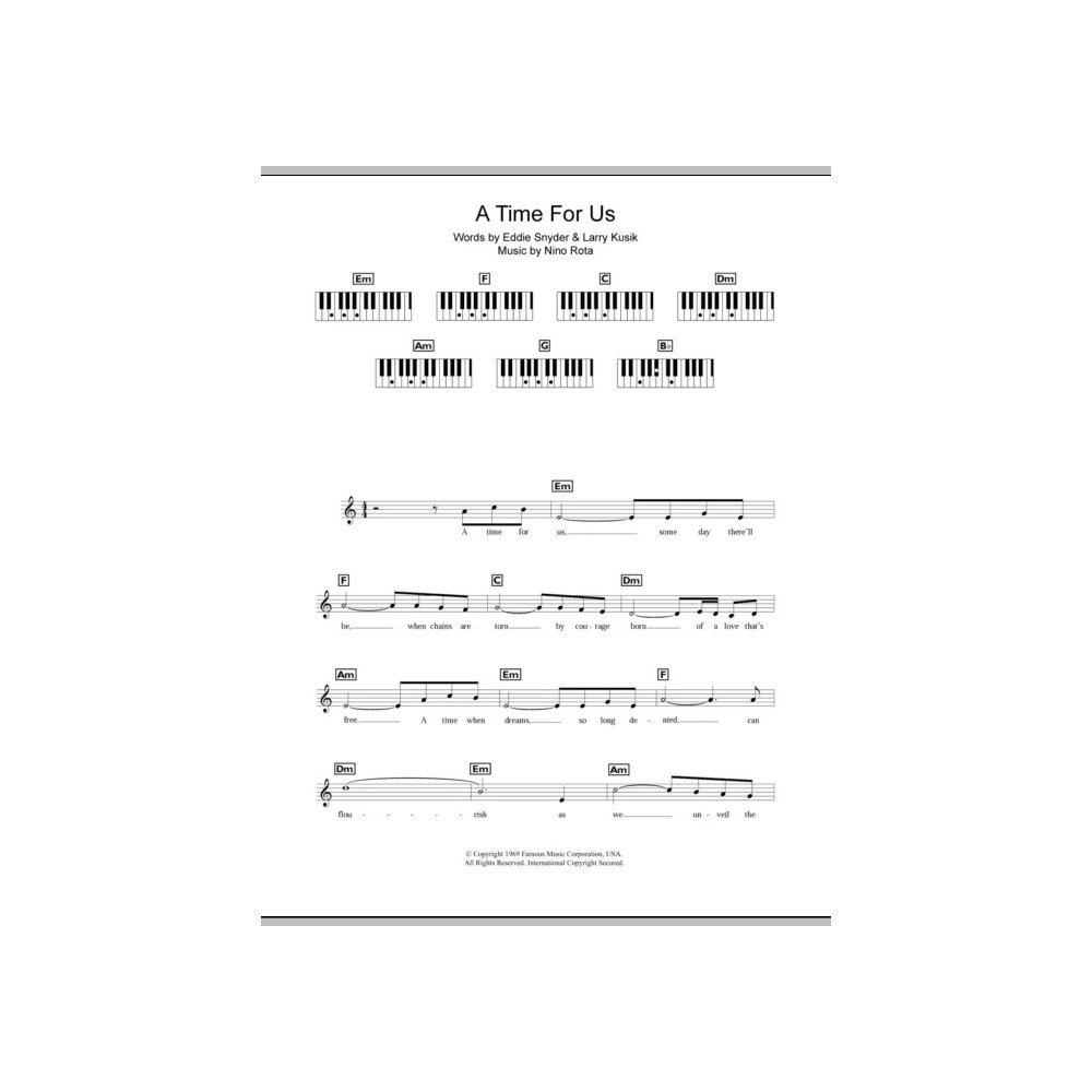 A Time For Us (Love Theme)