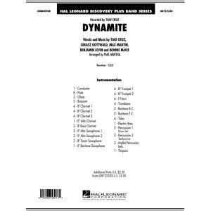 Dynamite - Full Score