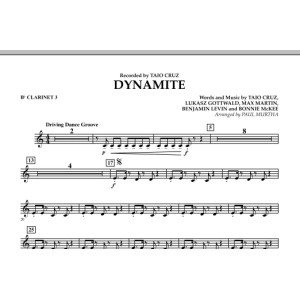 Dynamite - Bb Clarinet 3