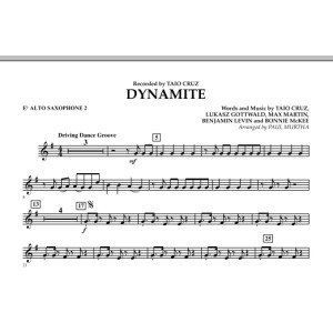 Dynamite - Eb Alto Saxophone 2