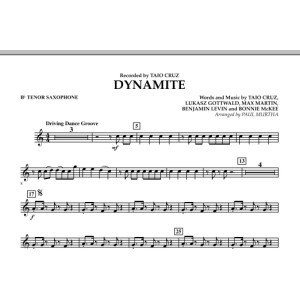 Dynamite - Bb Tenor Saxophone