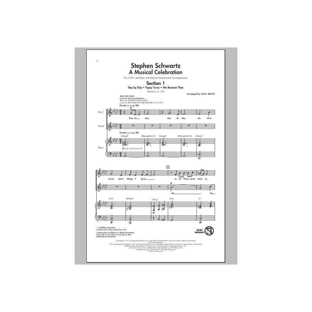 Stephen Schwartz: A Musical Celebration (Medley)