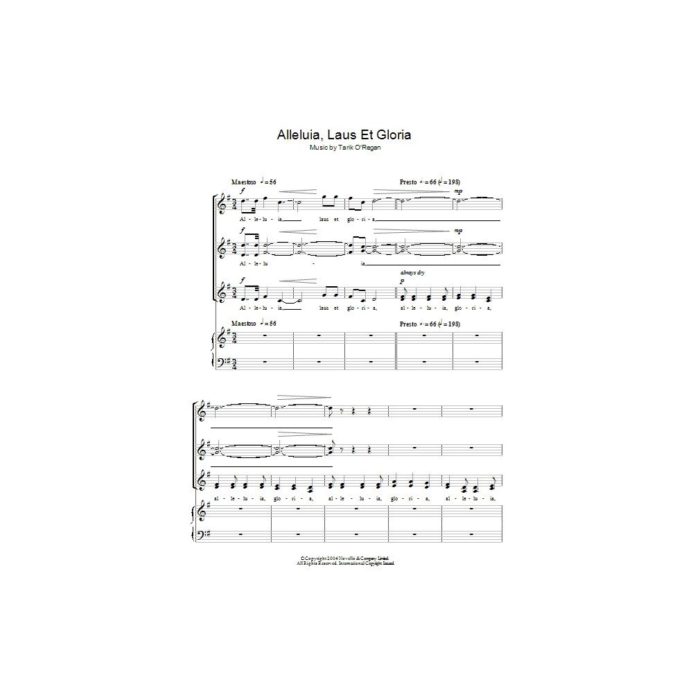 Alleluia, Laus Et Gloria