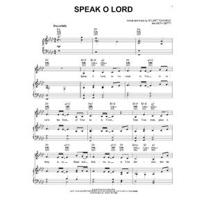 Speak O Lord