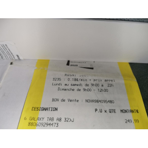 Samsung Tablette GALAXY TAB A8 32Gb