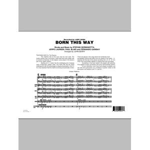 Born This Way - Full Score