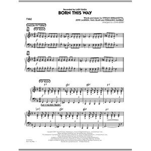 Born This Way - Piano