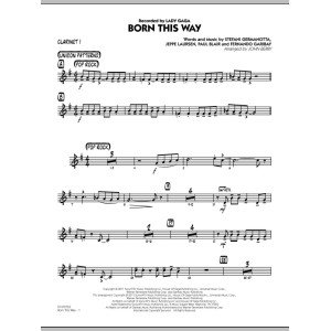 Born This Way - Bb Clarinet 1