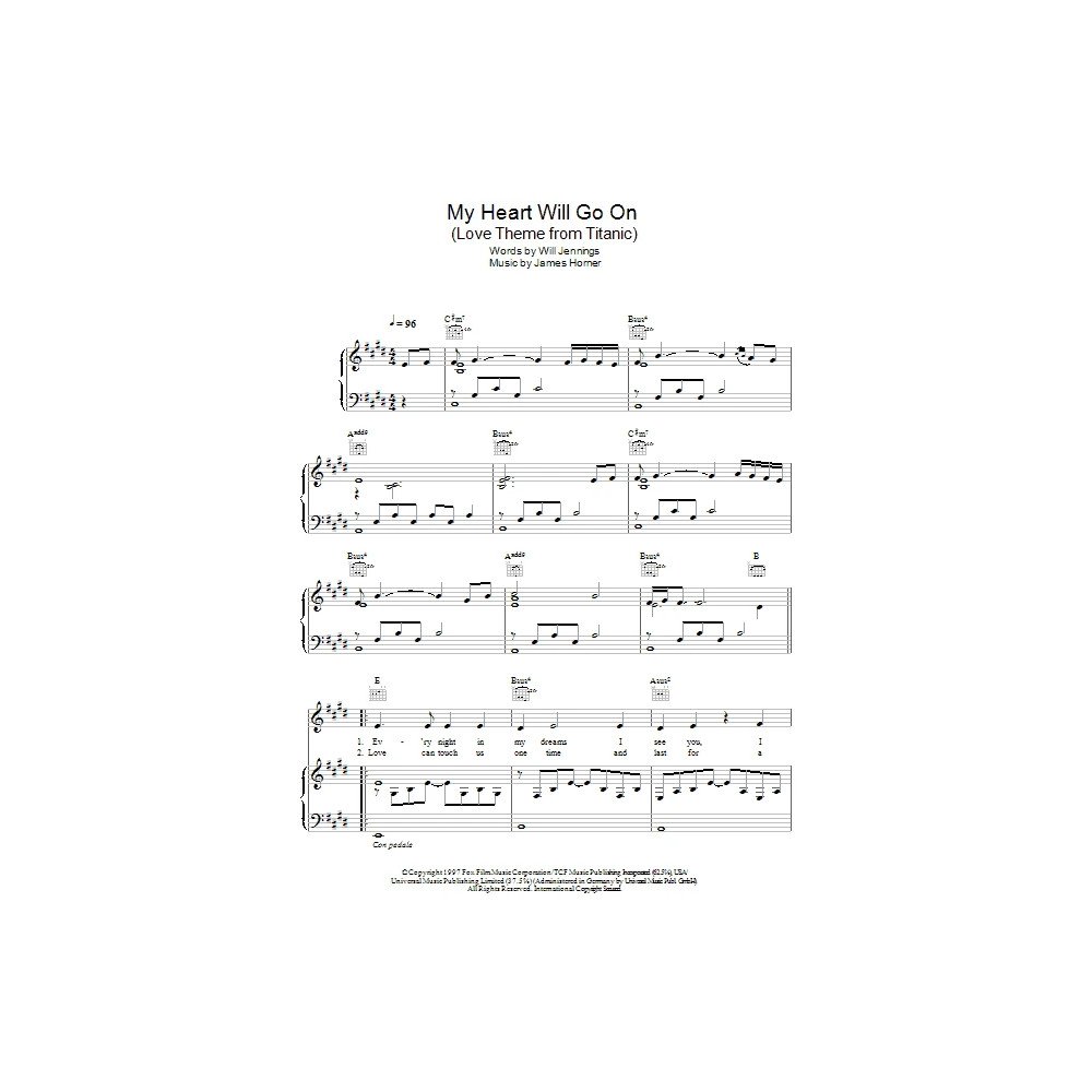 My Heart Will Go On (Love Theme from Titanic)
