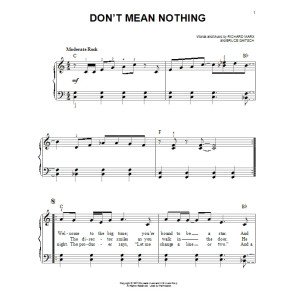 Don''t Mean Nothing