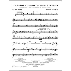 Pop And Rock Legends: The Mamas & The Papas - Eb Alto Saxophone 1