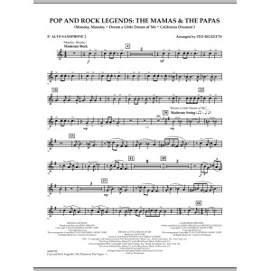 Pop And Rock Legends: The Mamas & The Papas - Eb Alto Saxophone 2
