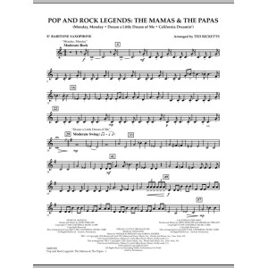 Pop And Rock Legends: The Mamas & The Papas - Eb Baritone Saxophone