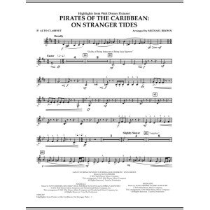 Highlights from Pirates Of The Caribbean: On Stranger Tides - Eb Alto Clarinet